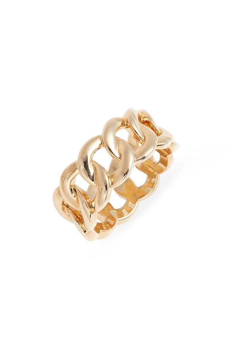 Luxe Link Ring, Main, color, GOLD