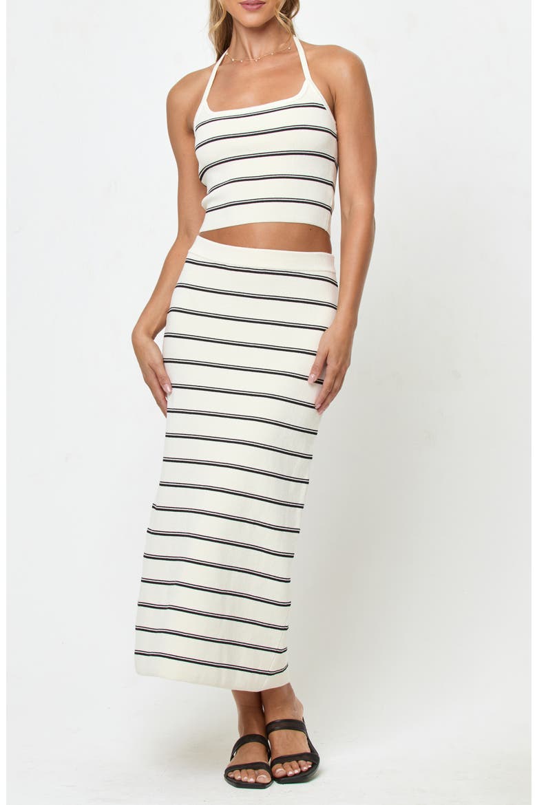Ravello Stripe Rib Cover-Up Skirt video