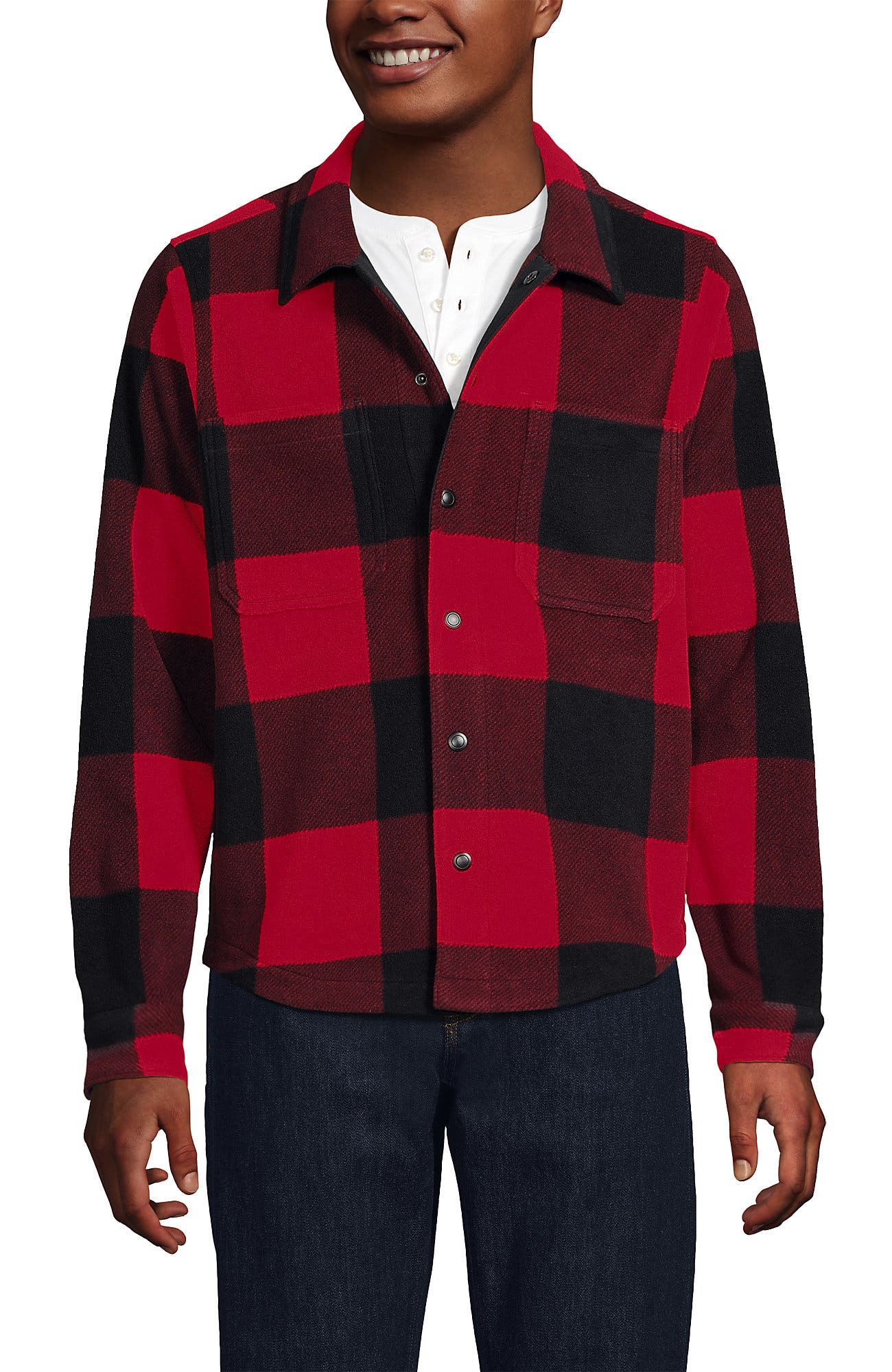Compass Red Large Check