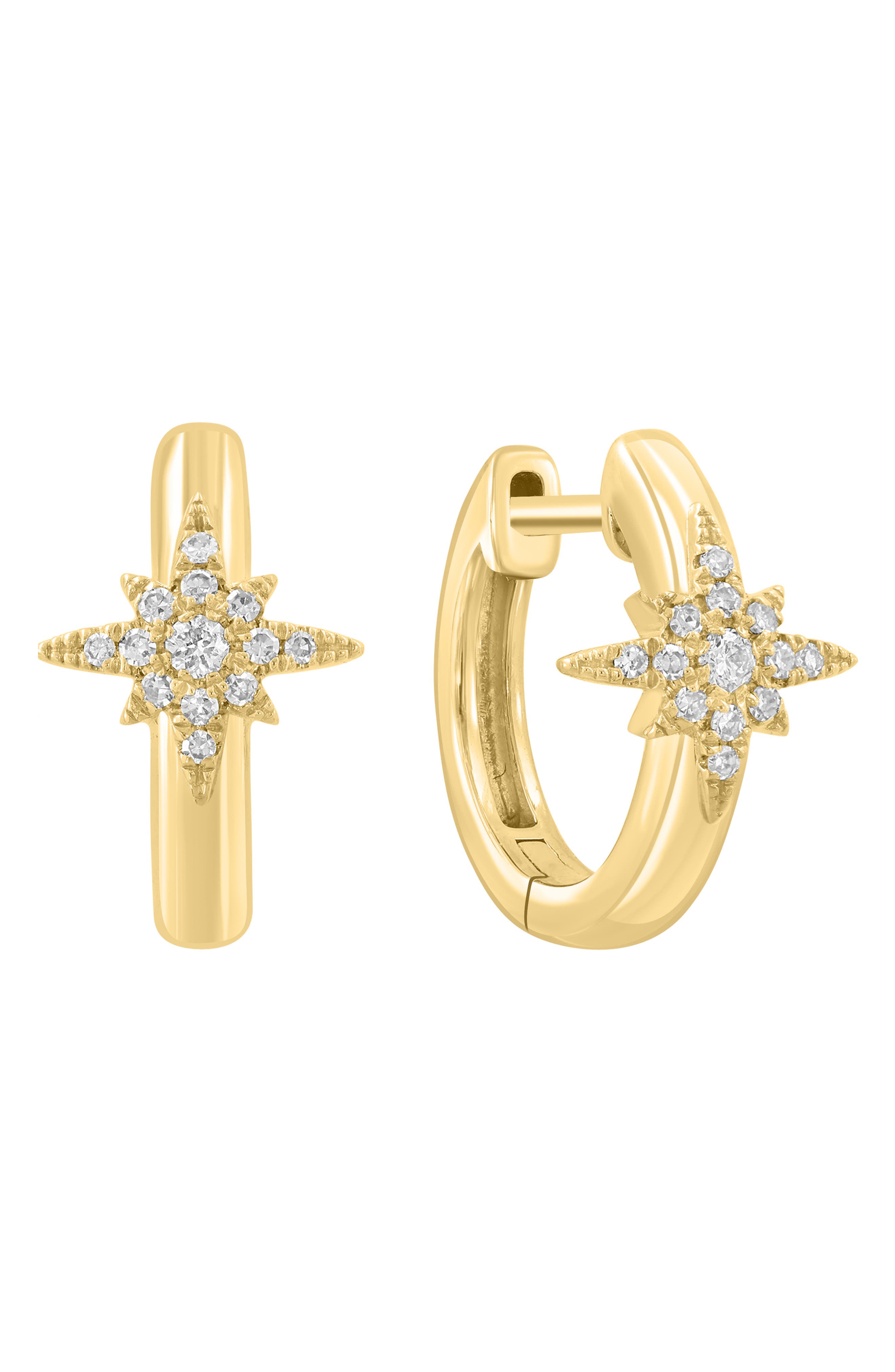 EFFY Diamond Pavé Huggie Hoop Earrings - 0.29ct