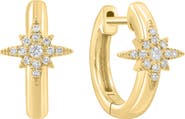 EFFY Diamond Pavé Huggie Hoop Earrings - 0.29ct