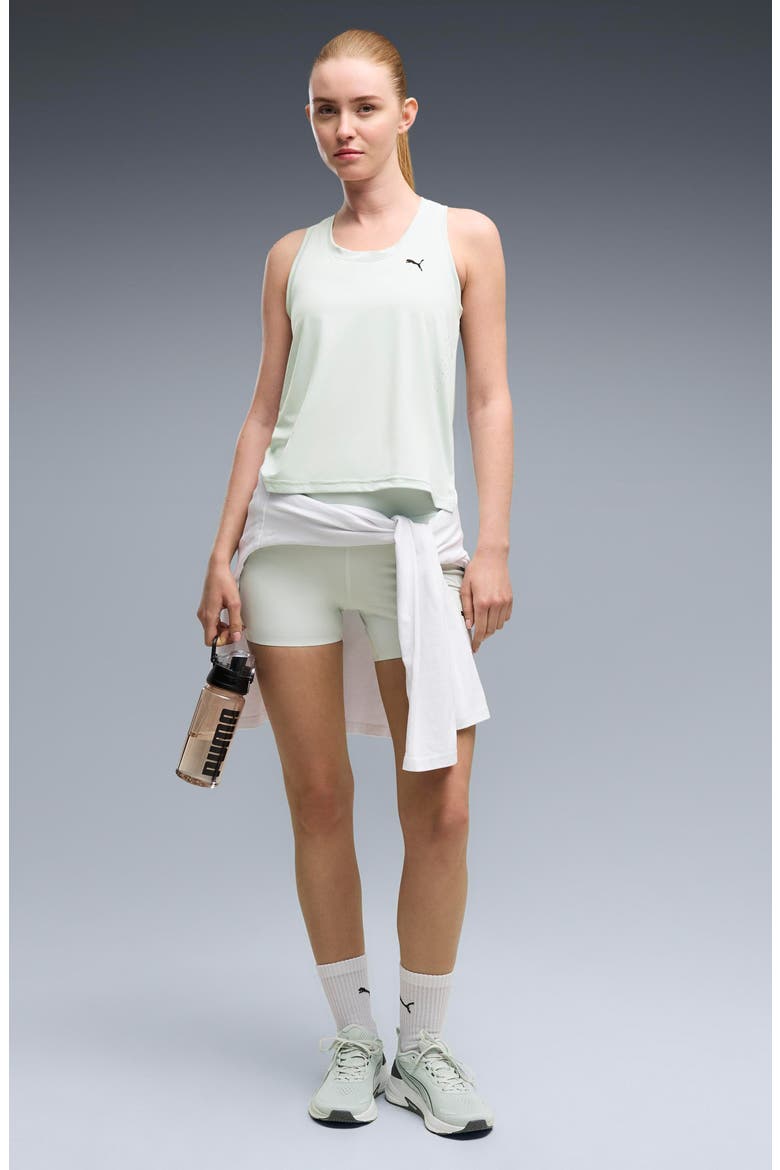 PWRMODE Racerback Performance Tank, Alternate, color, CREME DE MINT