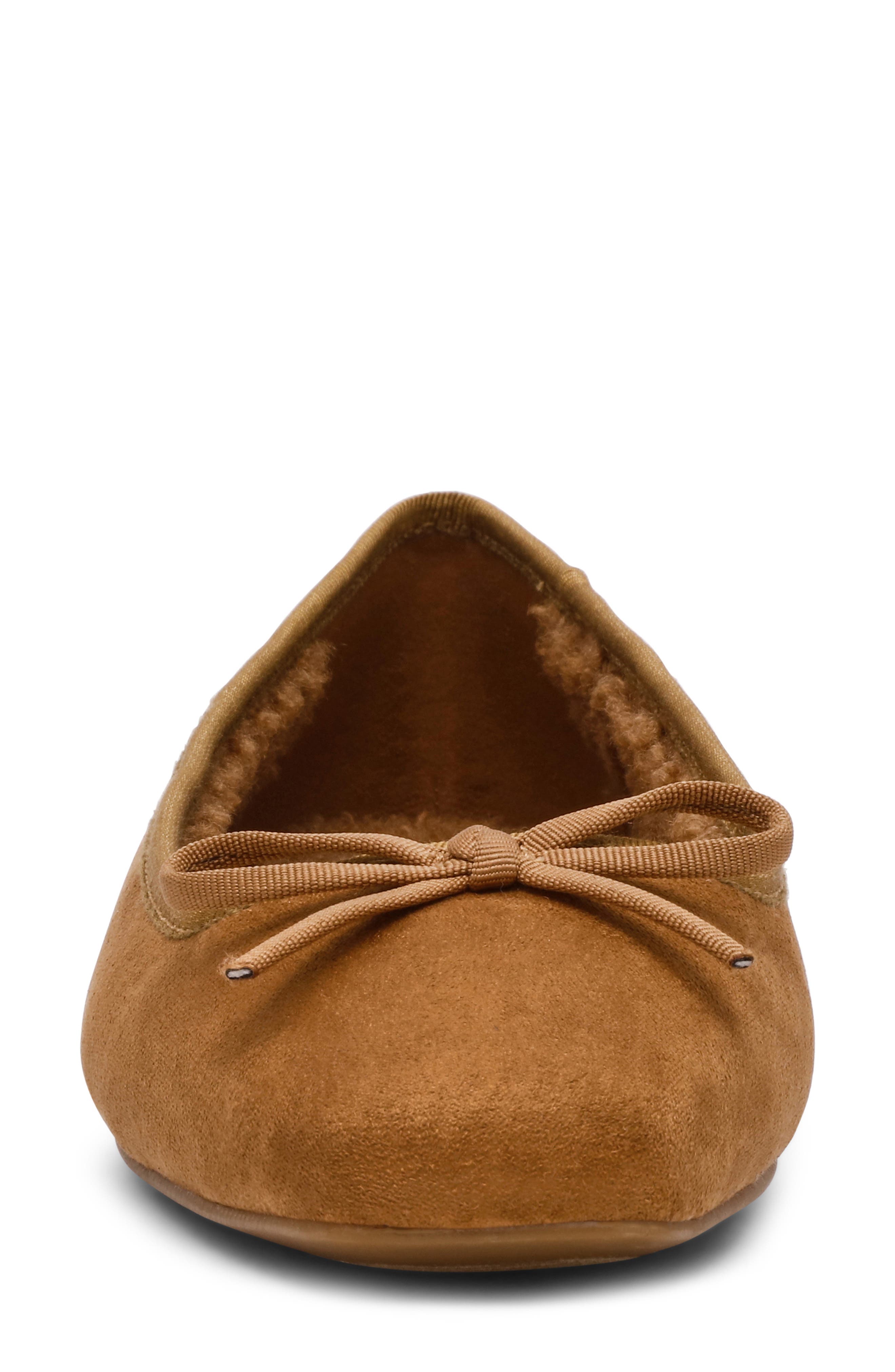 Anne Klein Ballet Flat, Alternate, color, Tan Suede