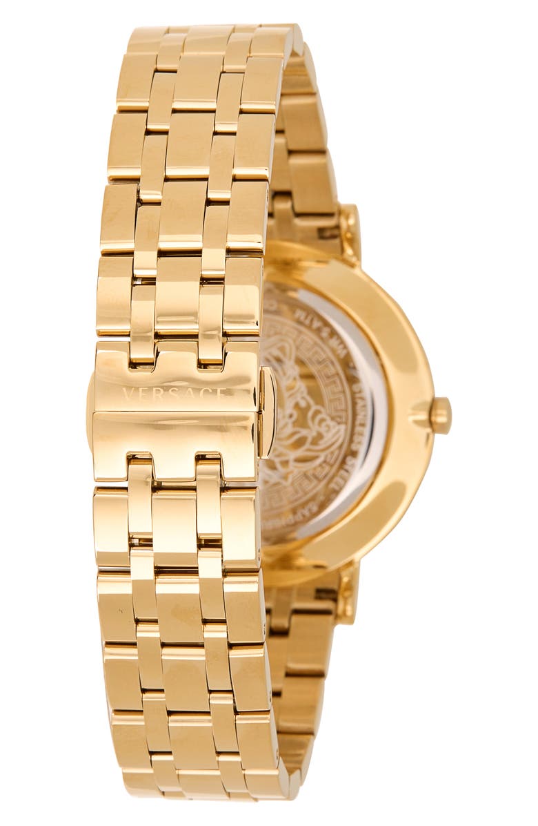 Versace V-Eternal Bracelet Watch, 38mm, Alternate, color, Gold