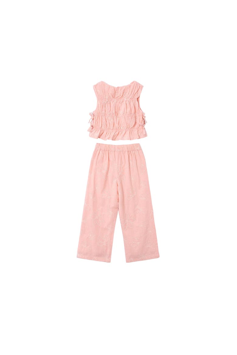 Lace Two-Piece Outfit, Alternate, color, Pink