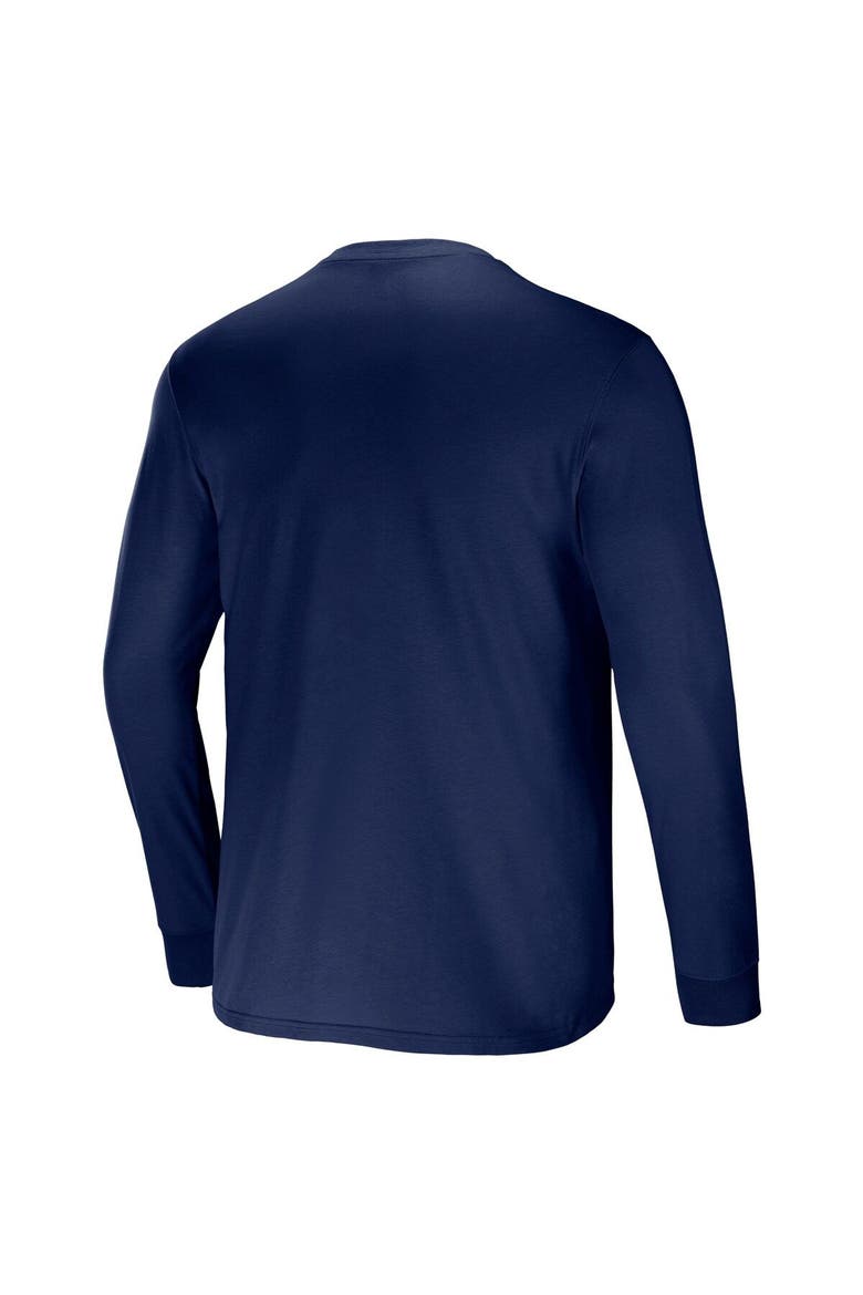 Men's NFL x Darius Rucker Collection by Fanatics College Navy Seattle Seahawks Team Long Sleeve Pocket T-Shirt, Alternate, color, Navy