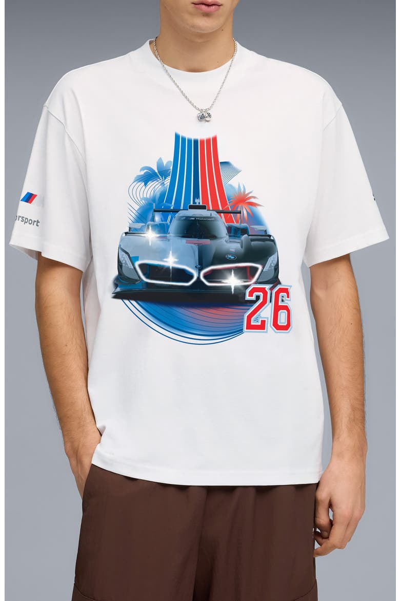 x BMW Replica Special Graphic T-Shirt, Main, color, PUMA WHITE