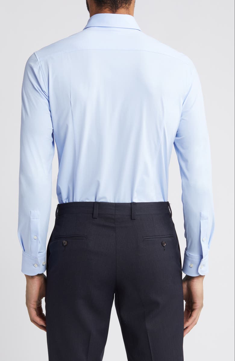 BOSS Hank Kent Slim Fit Dress Shirt, Alternate, color, Lt Past/Bu