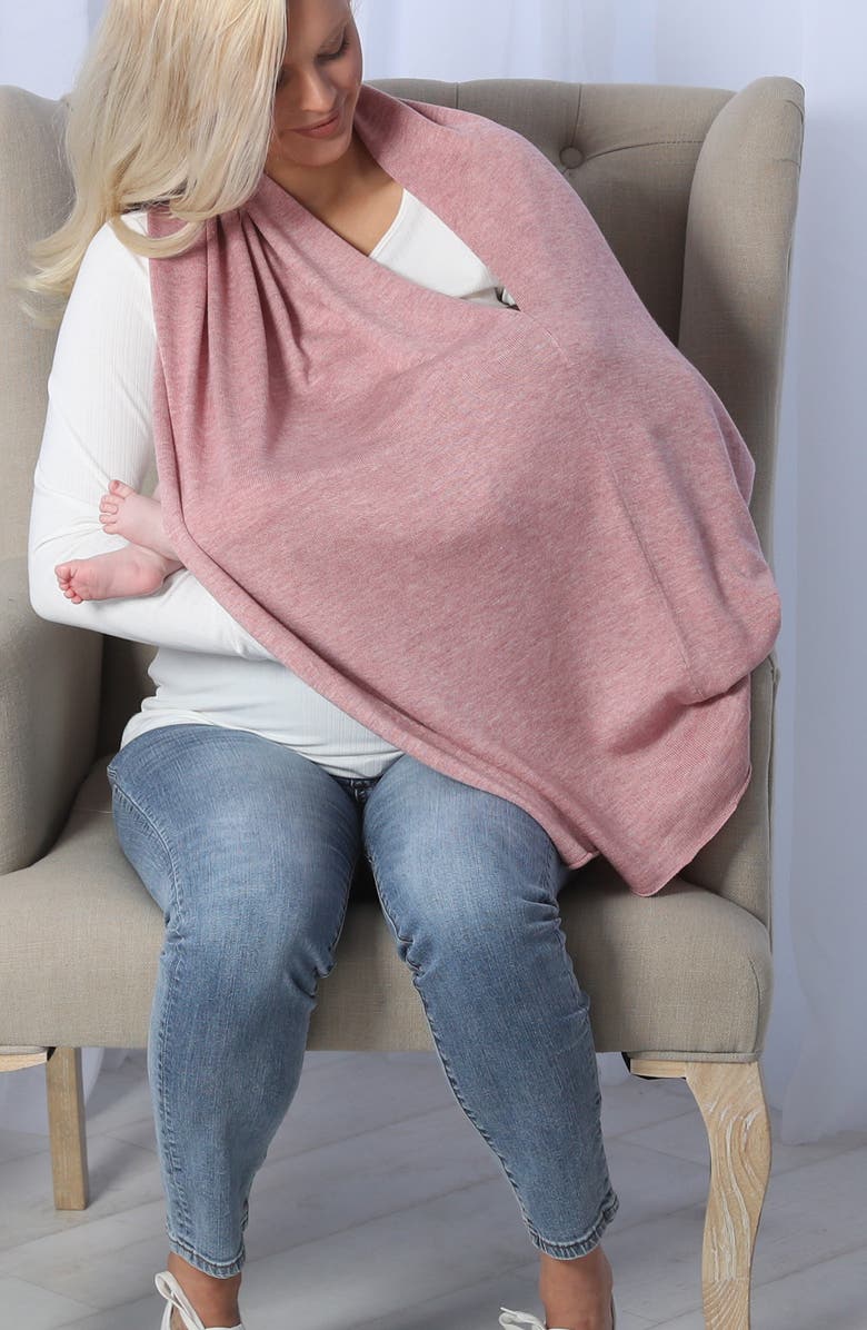 Moozie Luxury Nursing Poncho/Scarf, Alternate, color,