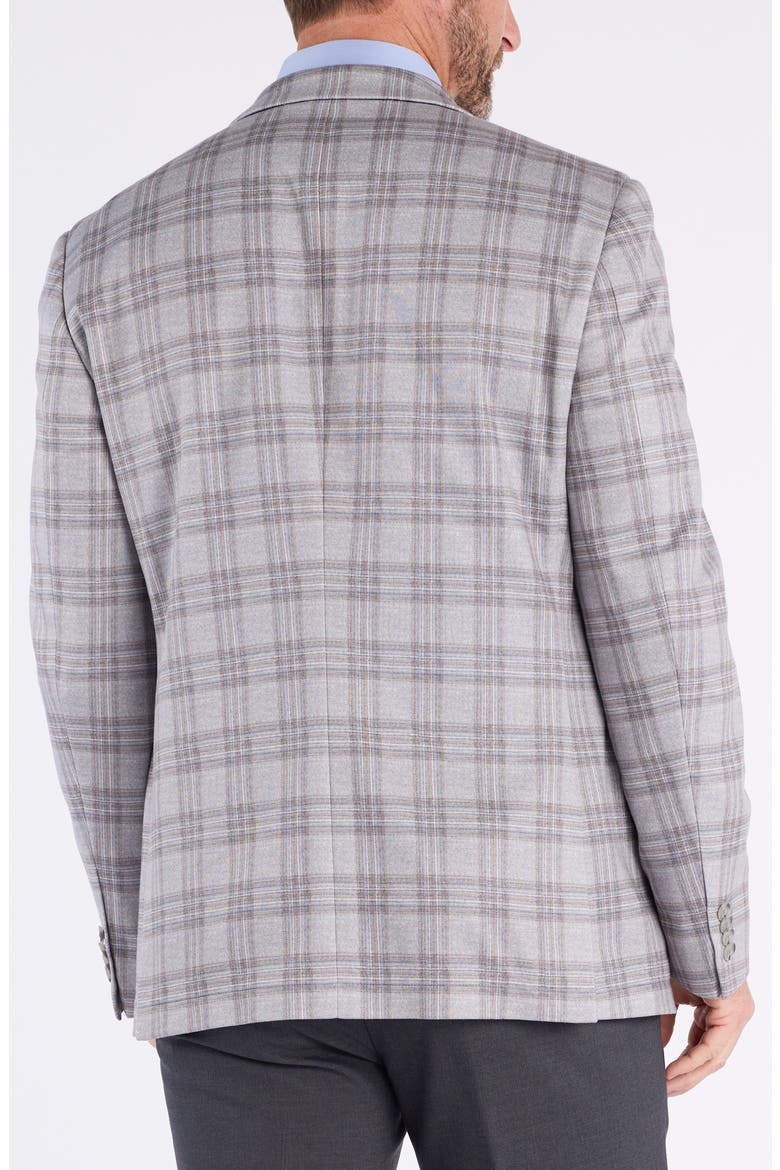 Plaid Sport Coat, Alternate, color, GREY