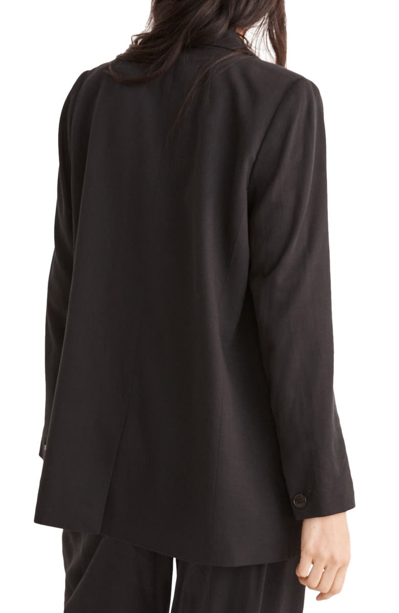 Madewell Caldwell Drapeweave Double Breasted Blazer, Alternate, color,