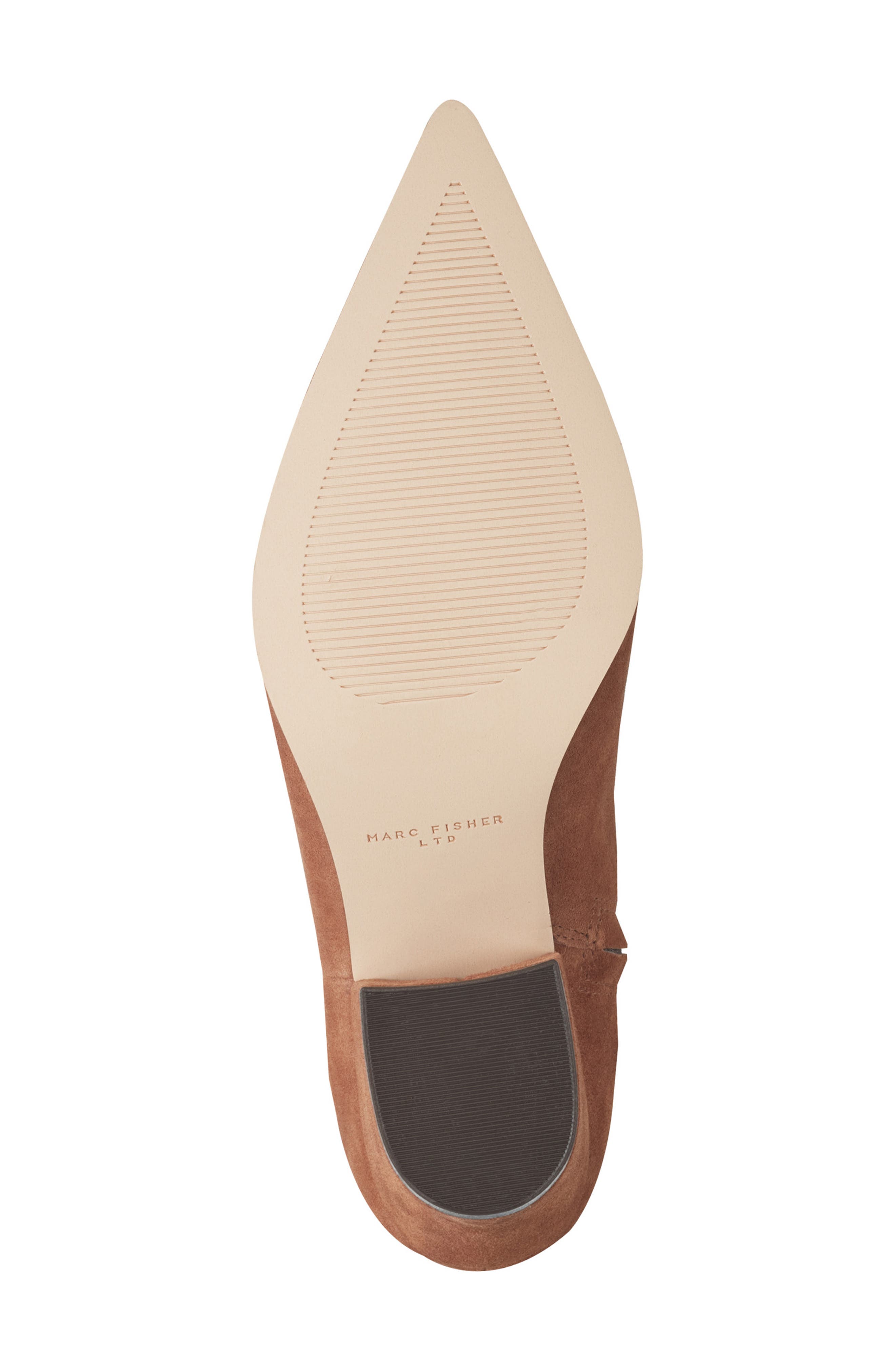 Marc Fisher LTD Mavey Pointed Toe Bootie, Alternate, color, Medium Natural