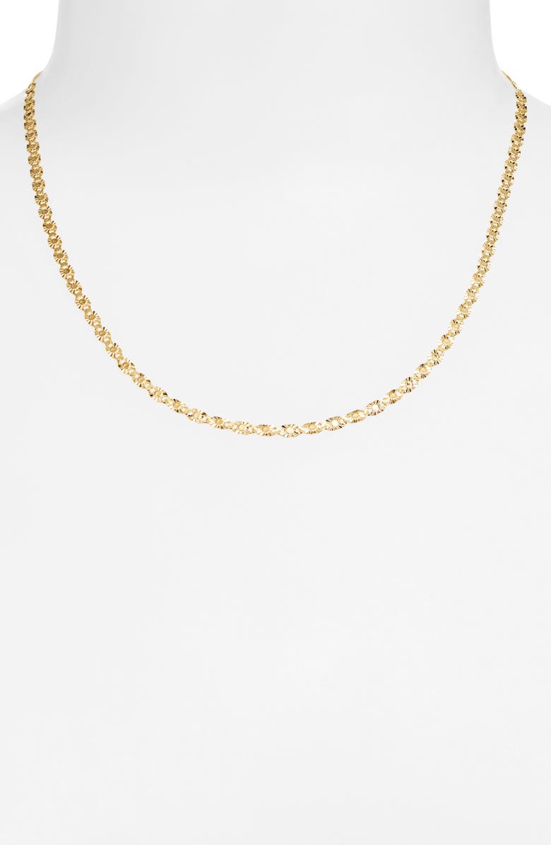 ARGENTO VIVO Oval Interlock Chain Necklace, Alternate, color,