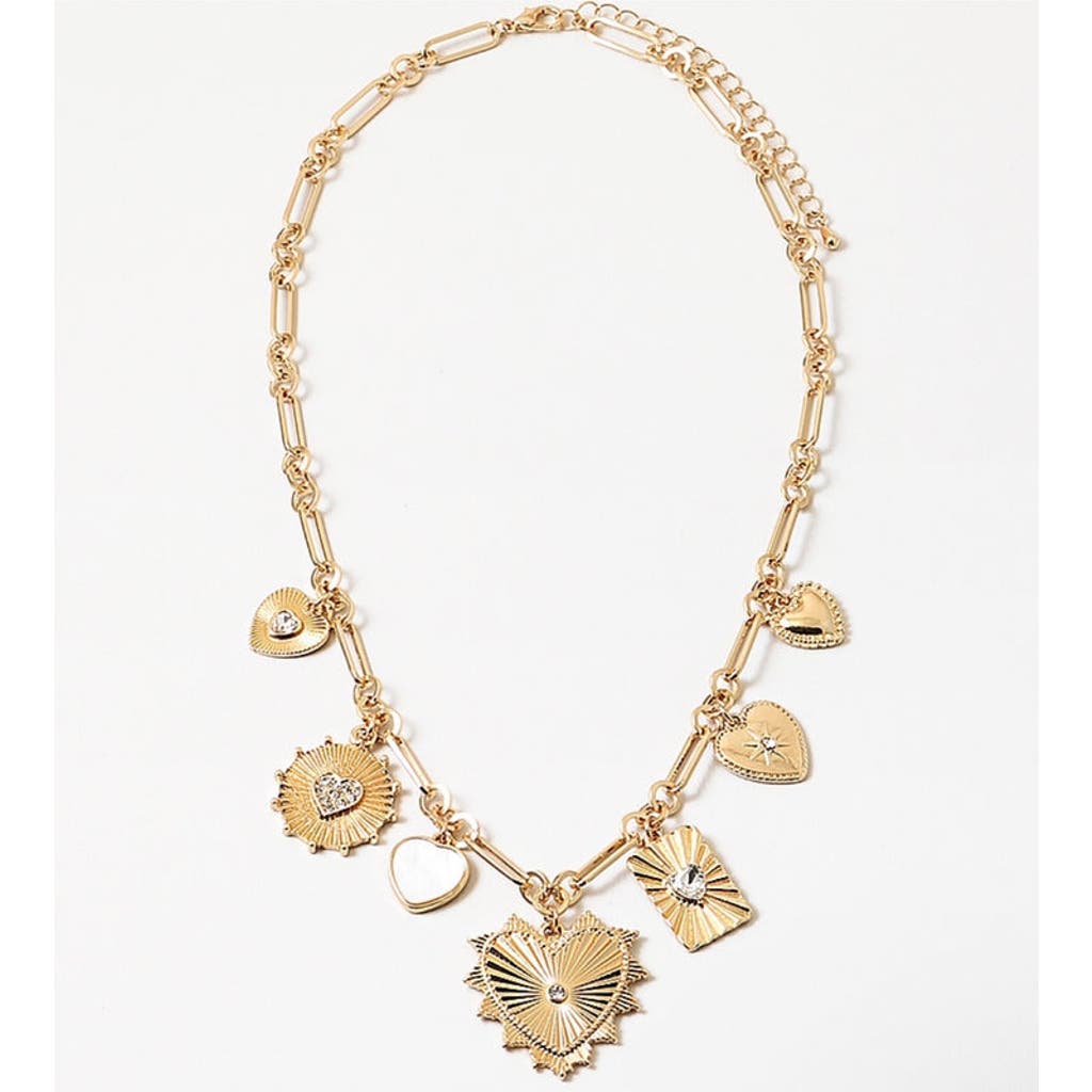 Erin Mcdermott Jewelry Lucky Charm Necklace In Gold