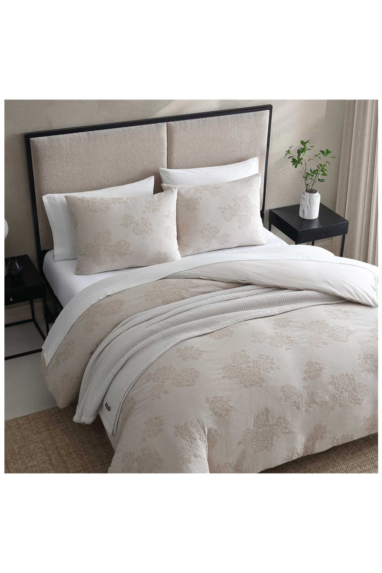 Roses Cotton Comforter Set, Alternate, color, BEIGE
