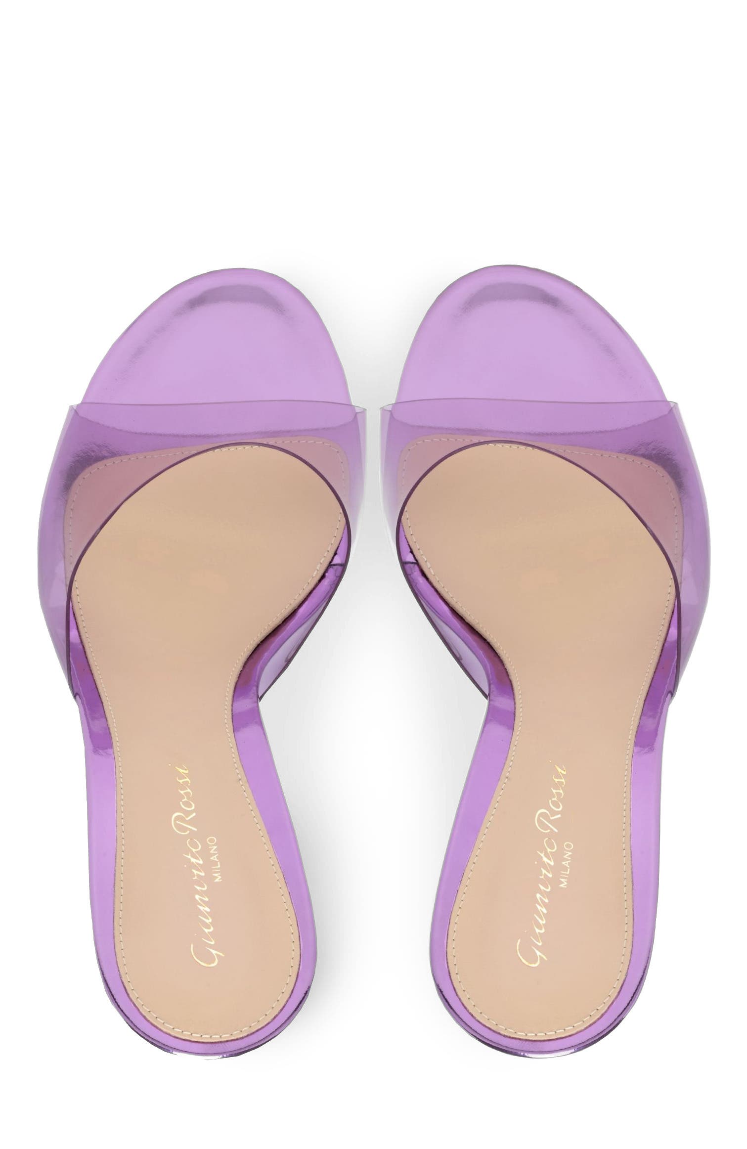 Gianvito Rossi Sofia Mule 70 Mules, Alternate, color, Purple Tpu