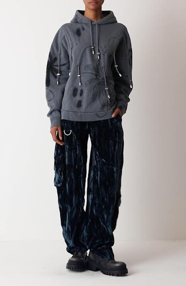 Collina Strada Arc Floral Cotton Fleece Graphic Hoodie | Nordstrom