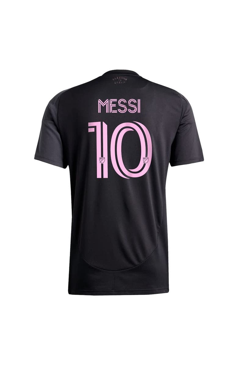 adidas Men's adidas Lionel Messi Black Inter Miami CF 2025 The Fortitude Kit Replica Player Jersey, Alternate, color, Black