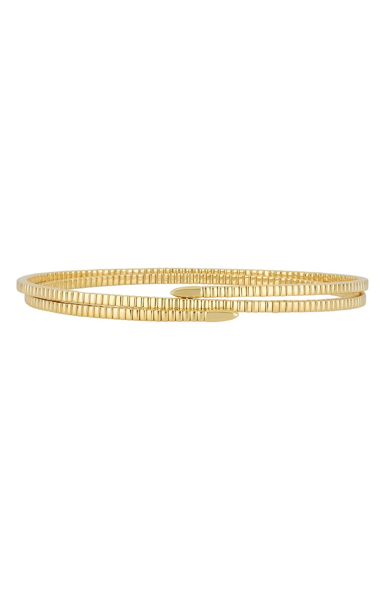 Bony Levy 14K Gold Bypass Bangle Bracelet, Main, color, 14K Yellow Gold