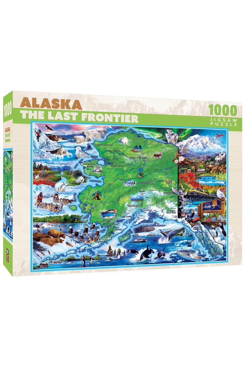 Alaska Last Frontier 1000 Piece Puzzle, Main, color, Multicolor