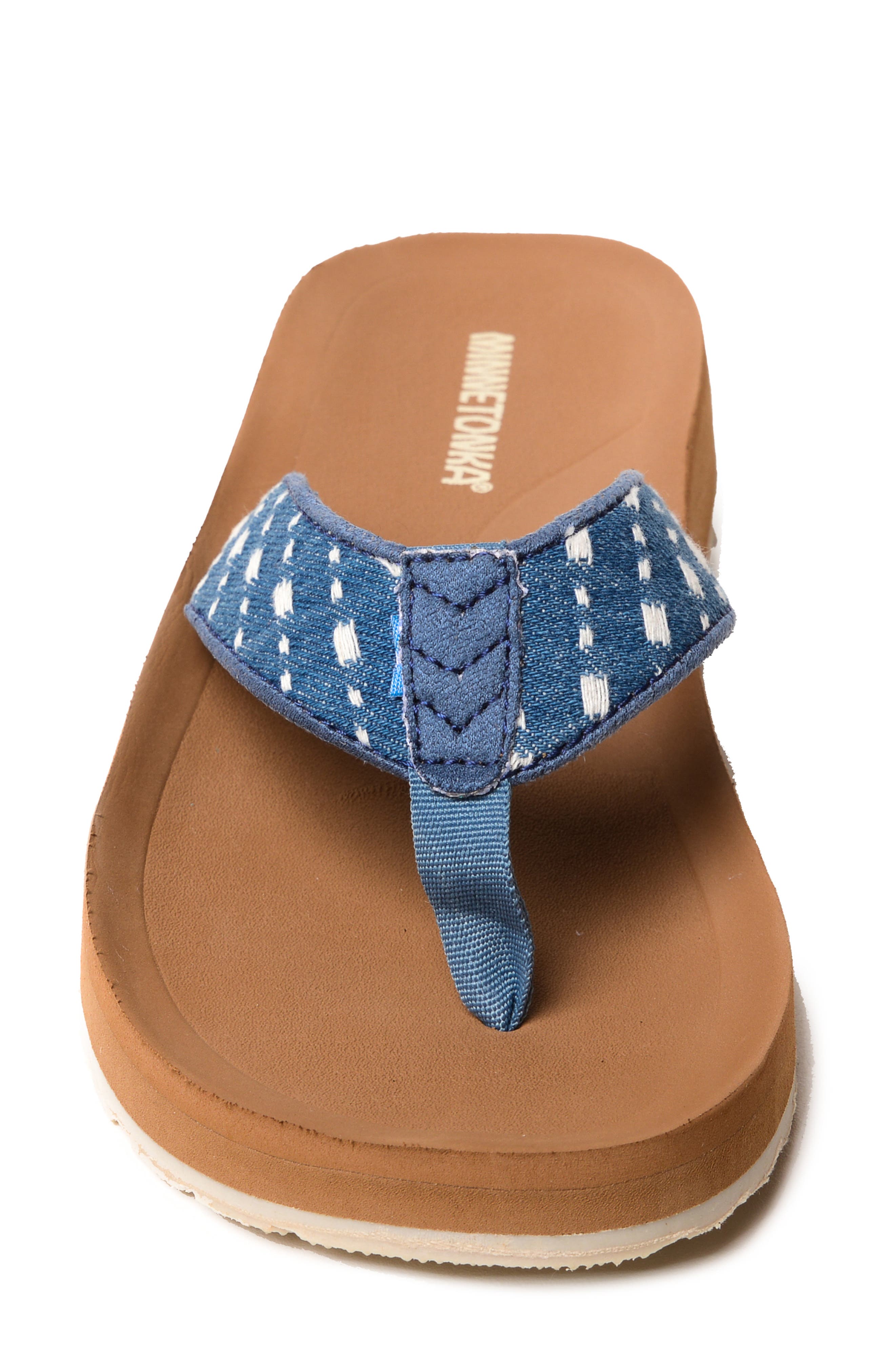 Hedy 2.0 Flip Flop, Alternate, color, LIGHT BLUE DENIM