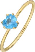Bony Levy 14K Gold Heart Stone Ring