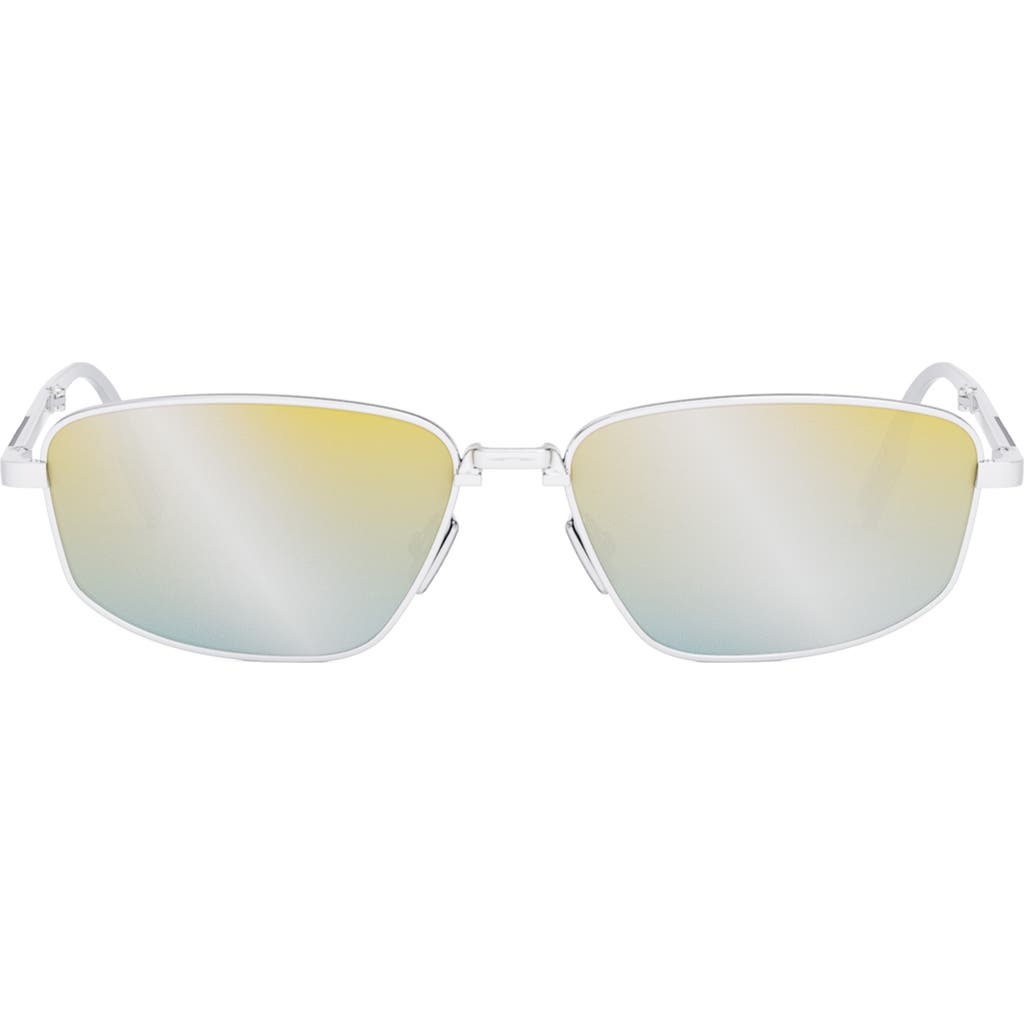 Dior '90 S1u 57mm Pilot Sunglasses In Neutral