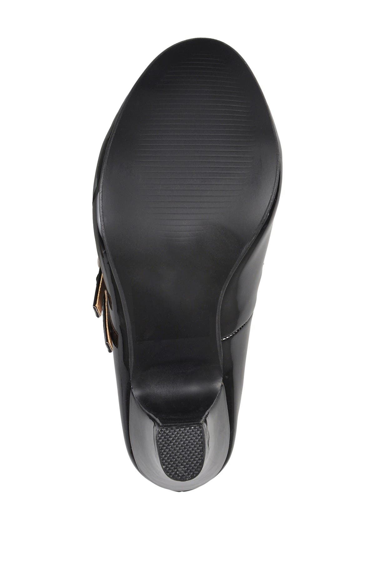 Journee Collection JOURNEE Wendy Patent Mary Jane Pump, Alternate, color, Black