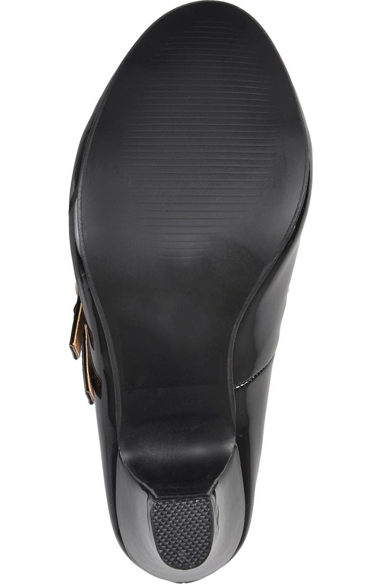 Journee Collection JOURNEE Wendy Patent Mary Jane Pump, Alternate, color, Black