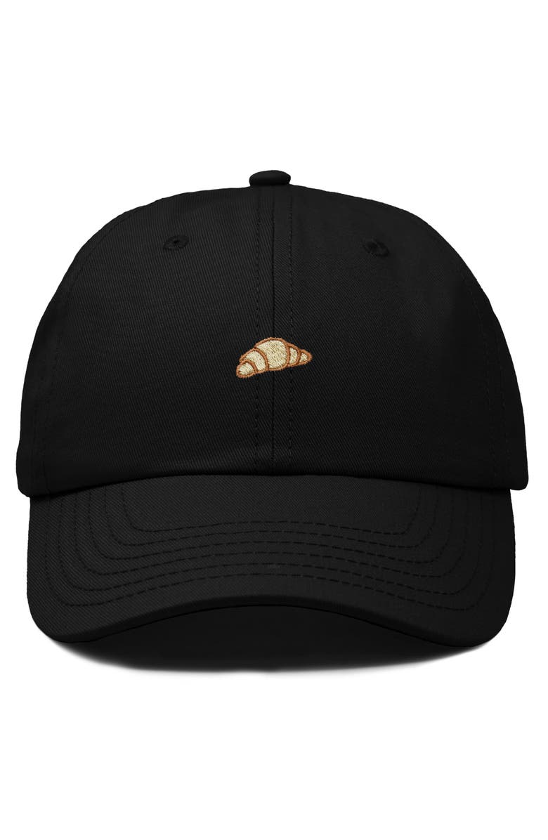 Dalix Croissant Dad Cap, Main, color, Black