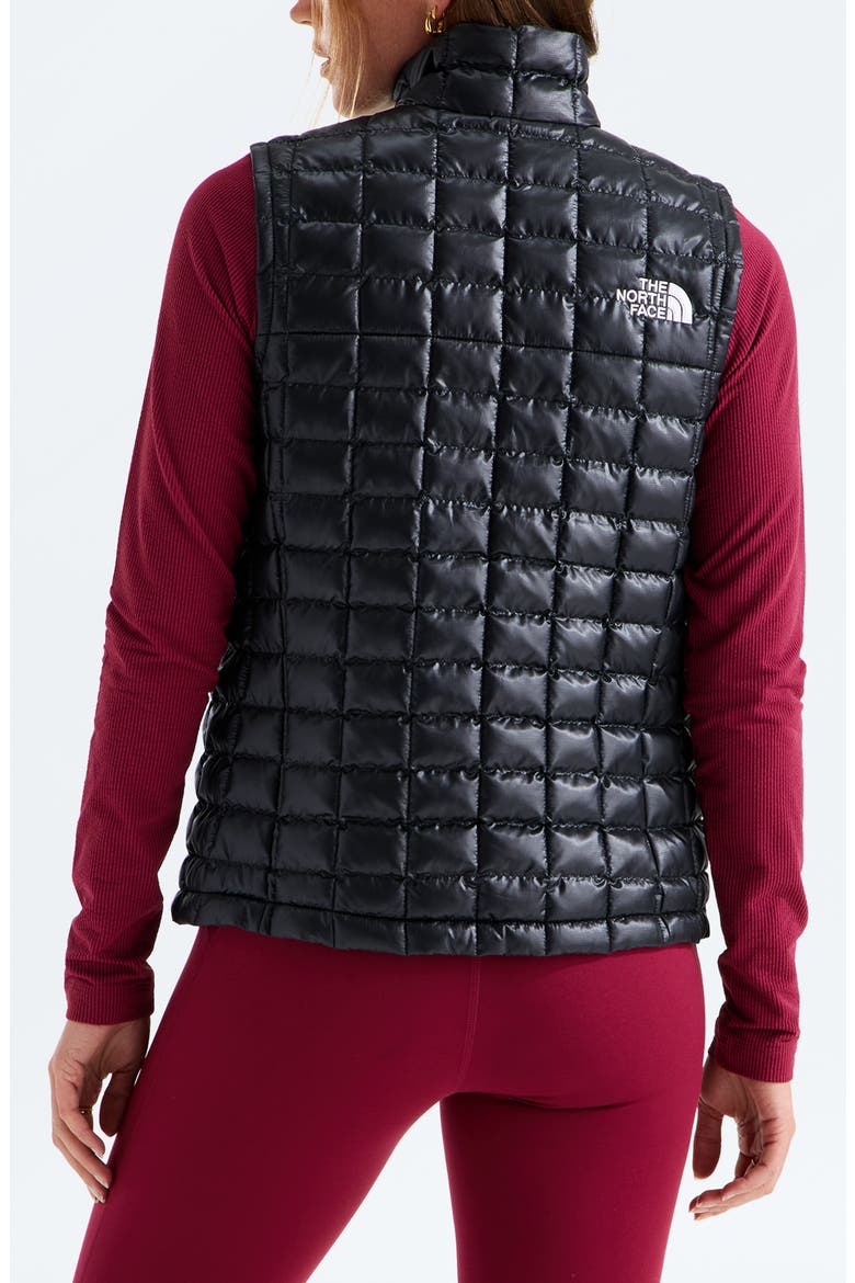 Thermoball Windproof Water Repellent Packable Quilted Vest, Alternate, color, TNF BLACK/ TNF BLACK