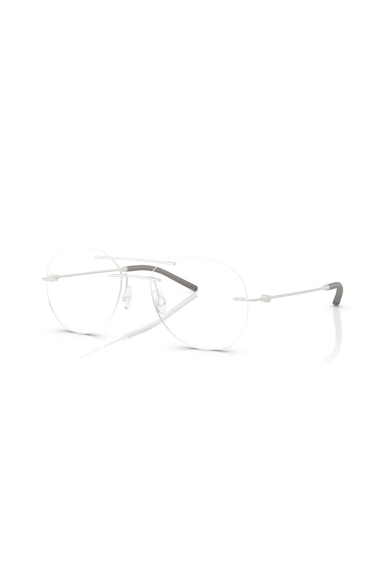 55mm Irregular optical glasses, Main, color, Silver