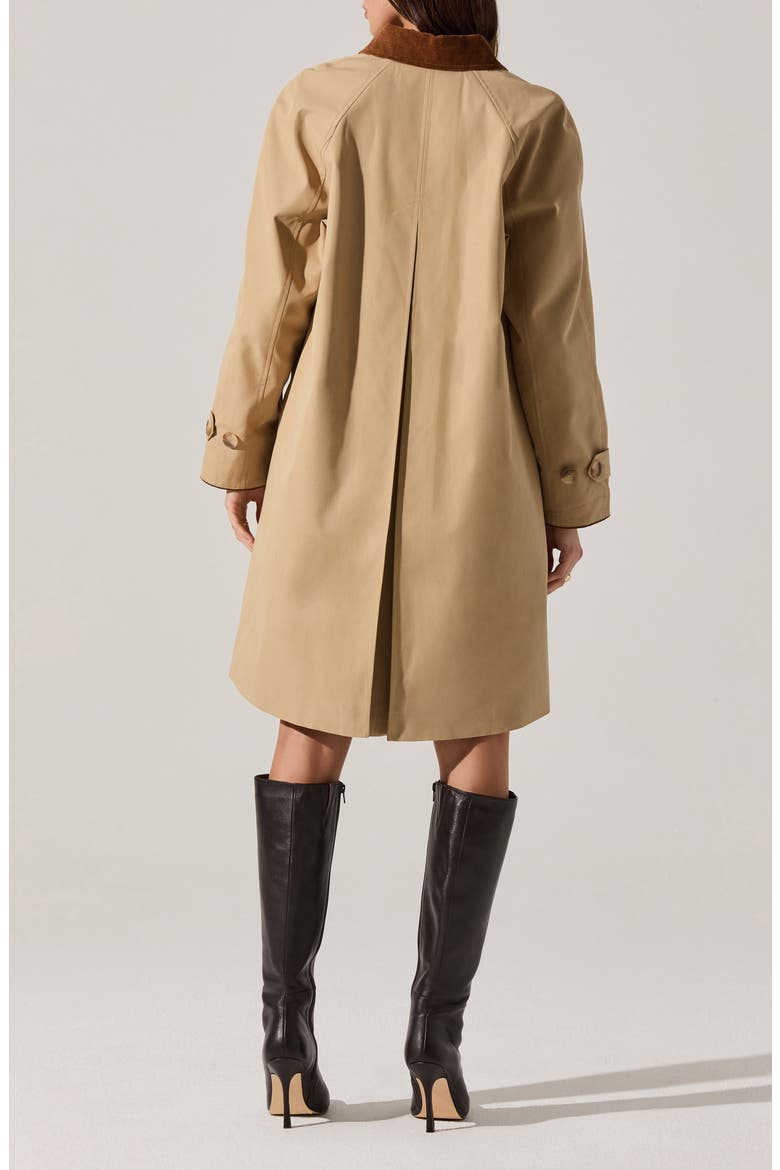 Raiden Swing Coat, Alternate, color, LIGHT KHAKI