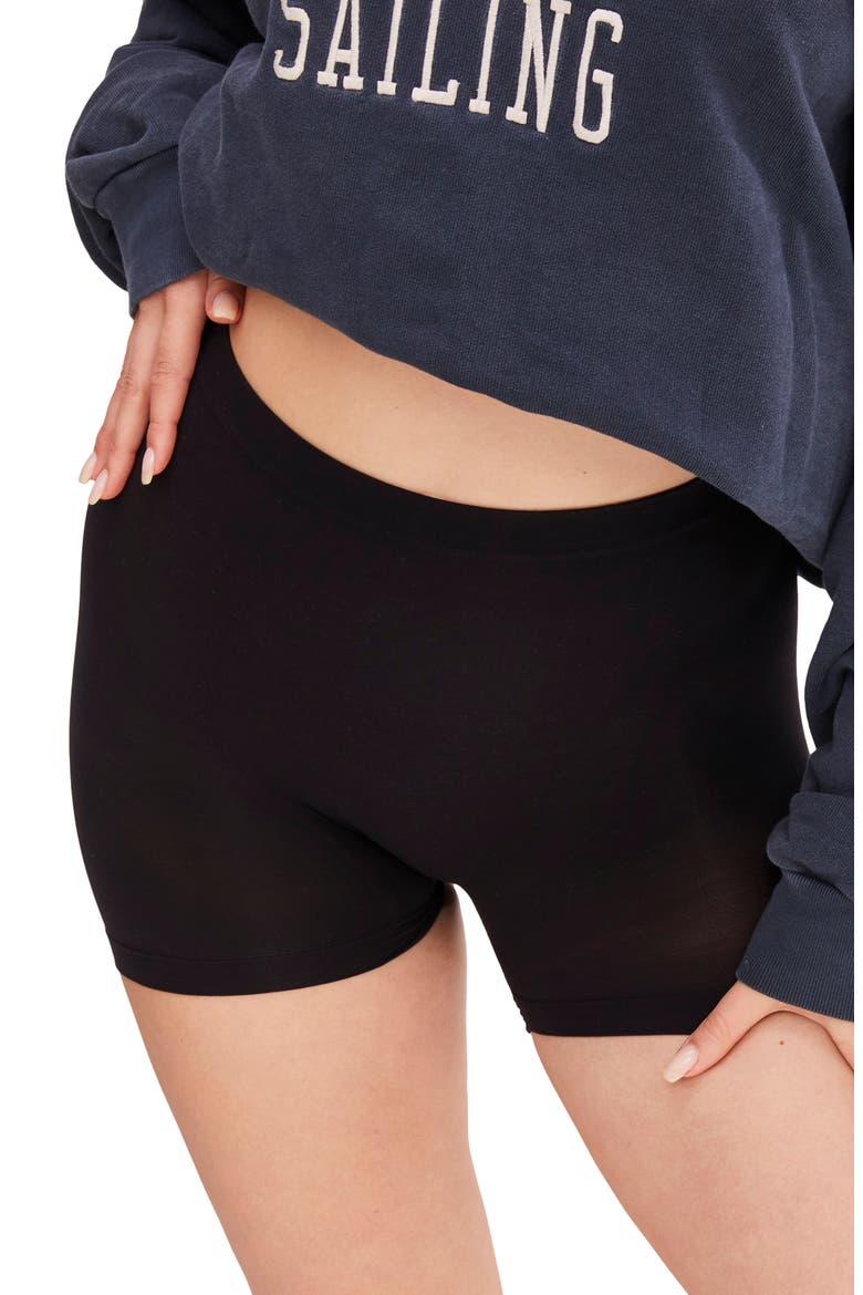 Seamless Forming Shorty Shorts, Main, color, Black