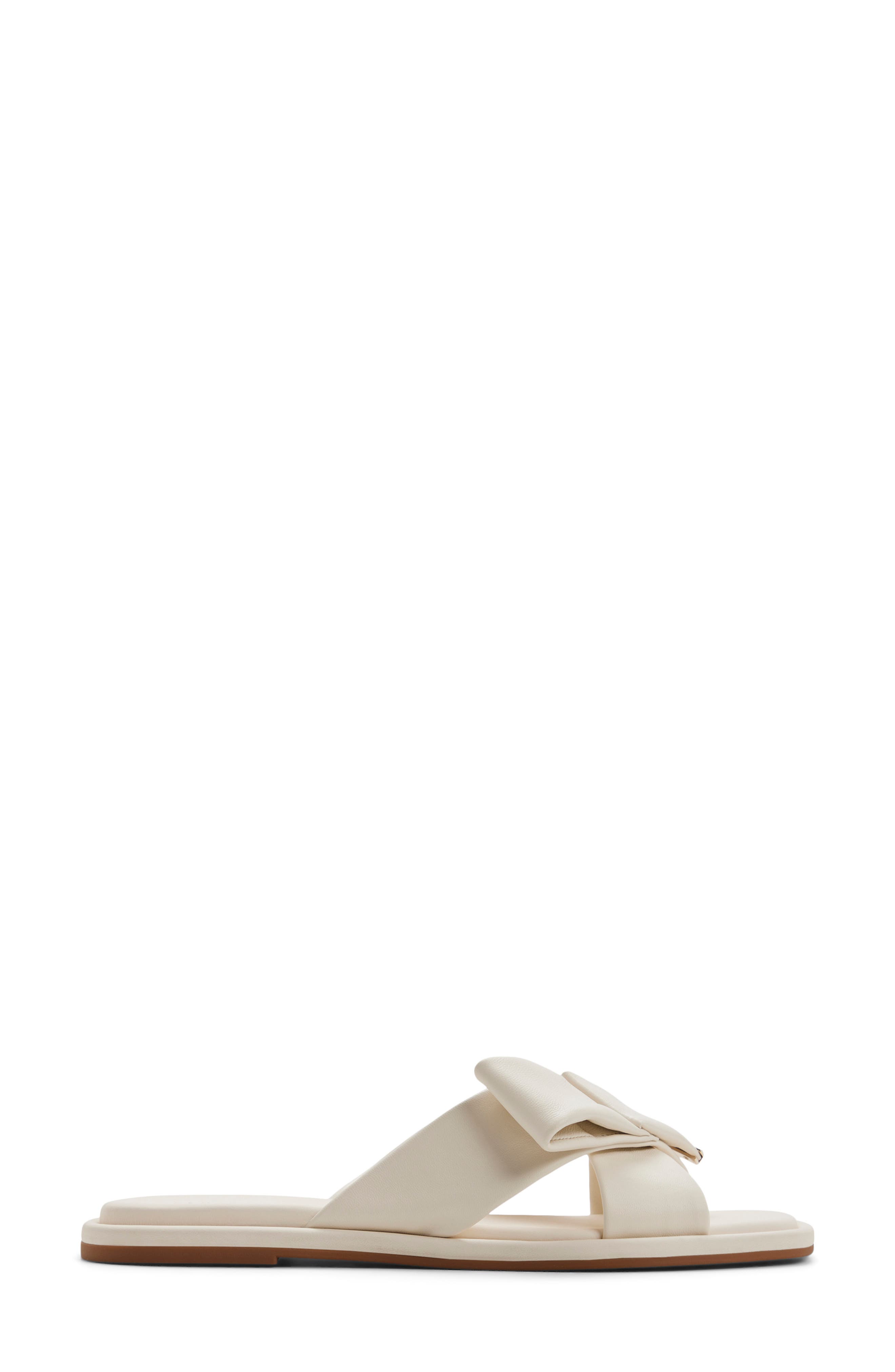 Ted Baker Spencer Slide Sandal, Alternate, color, White/ Bone