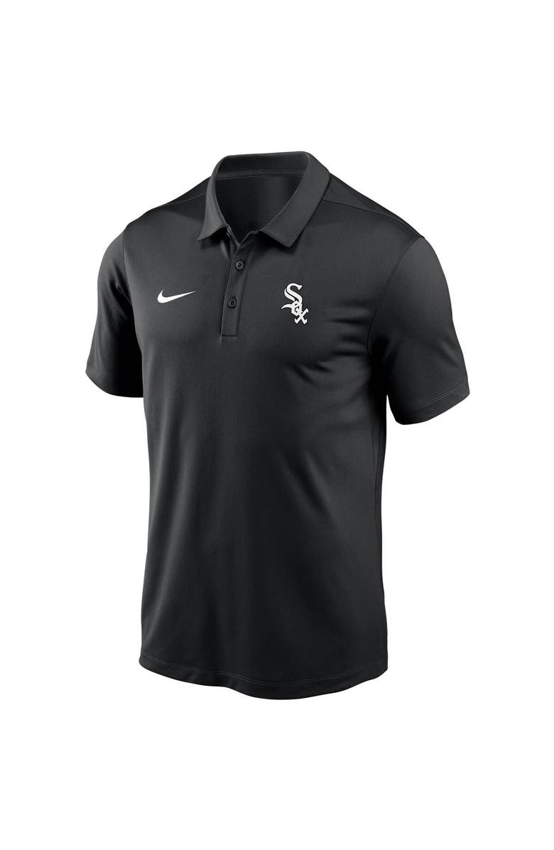 Nike Men's Nike Black Chicago White Sox Team Logo Franchise Performance Polo, Alternate, color, Black