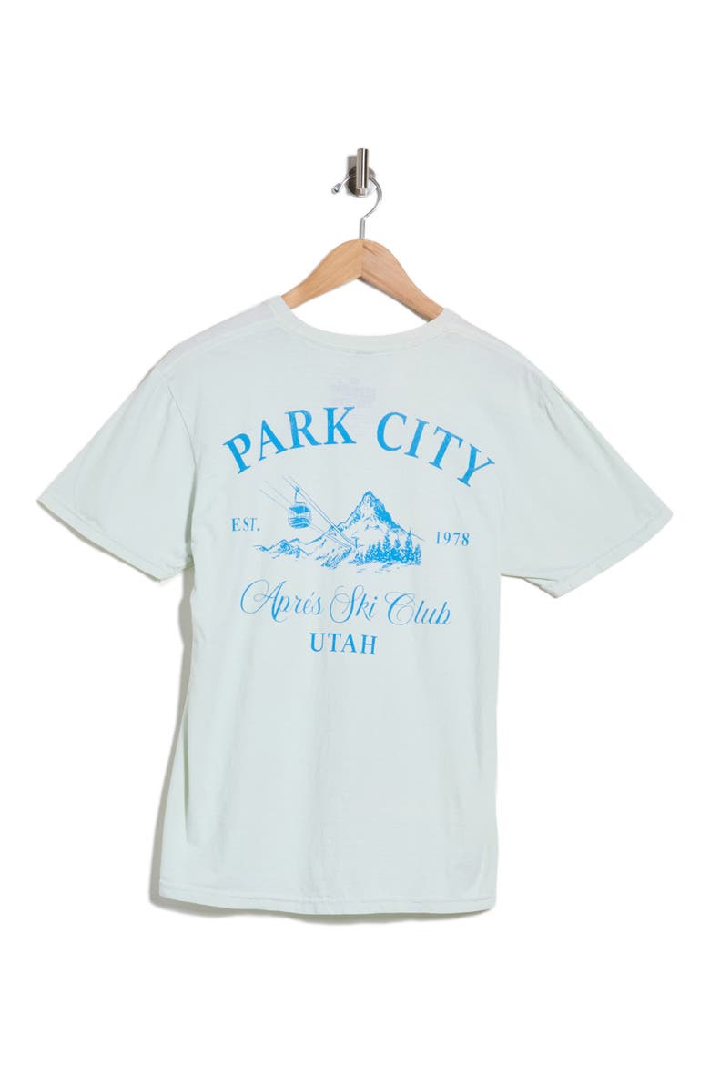 Park City Utah Graphic T-Shirt, Alternate, color, ICE FLOW