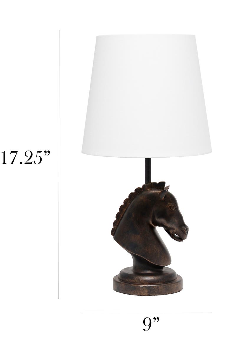 LALIA HOME Chess Horse Table Lamp, Alternate, color, 