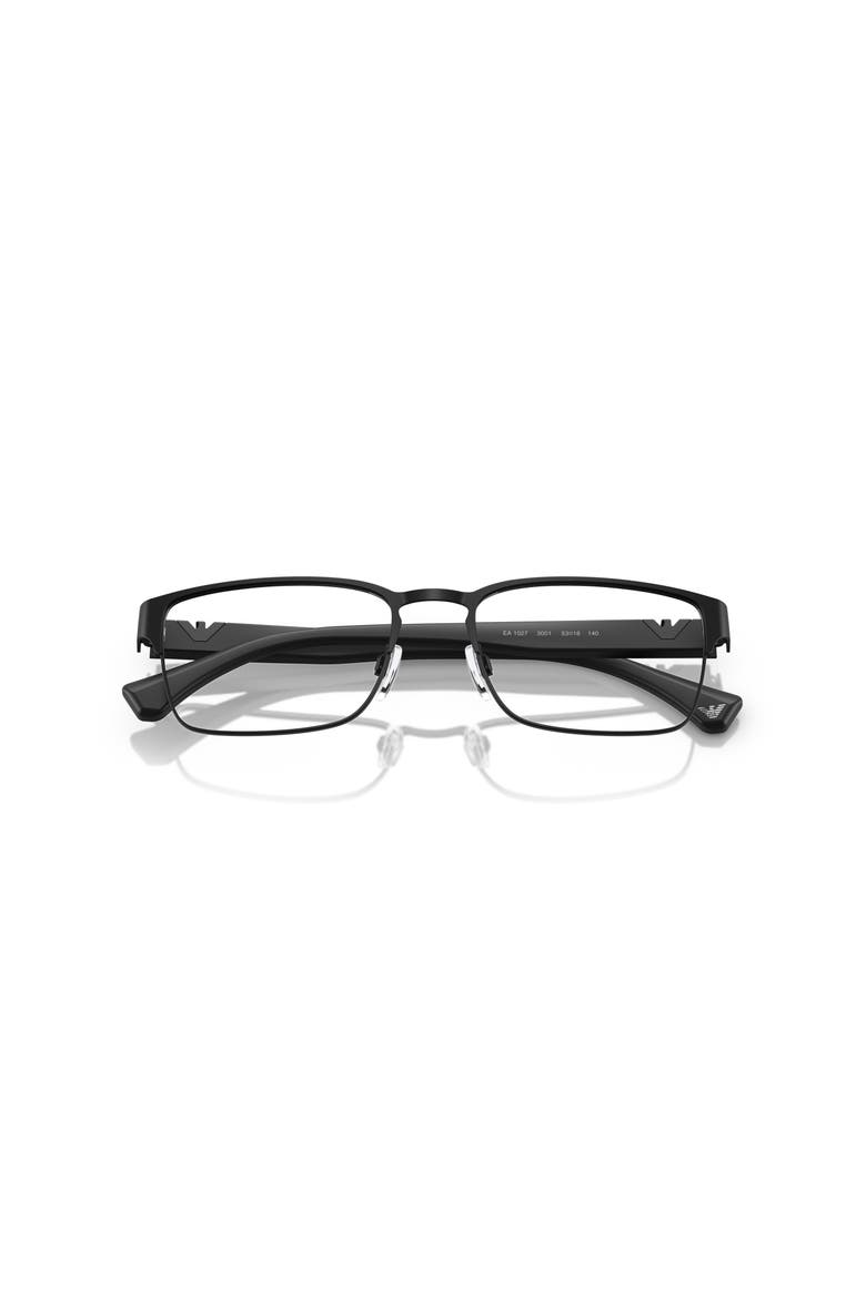55mm Square optical glasses, Alternate, color, Black
