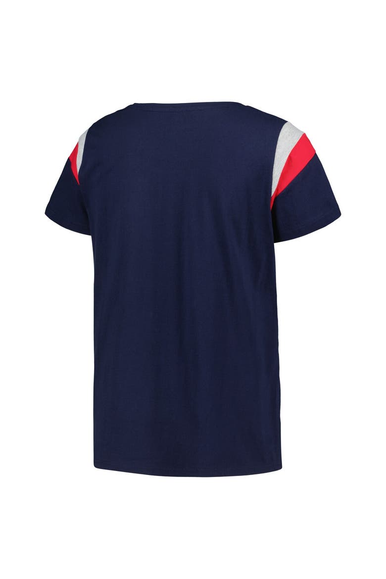 Women's Profile Navy Cleveland Guardians Plus Size Scoop Neck T-Shirt, Alternate, color, Navy