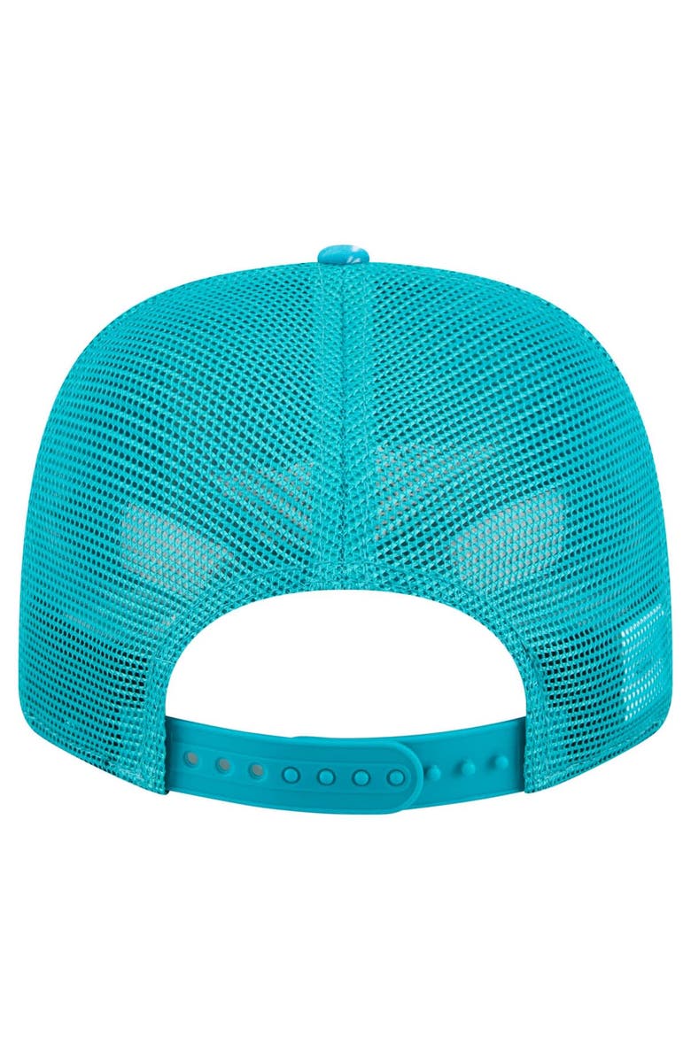 New Era Men's New Era  Aqua Miami Dolphins Hula Trucker 9SEVENTY Adjustable Hat, Alternate, color, 