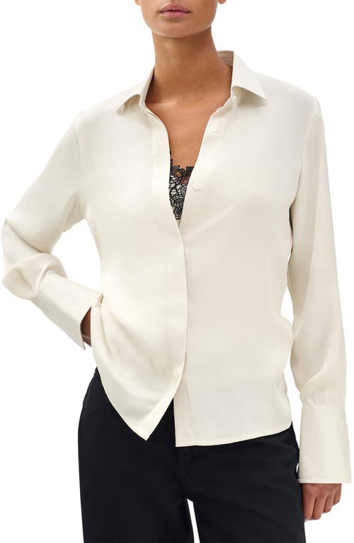 Rag & Bone Venus Popover Blouse Ivory In White