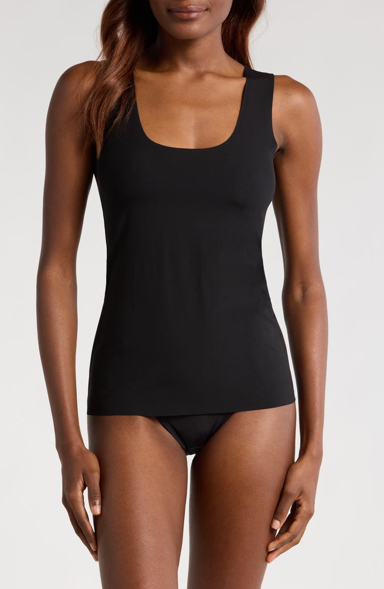 Nordstrom Everyday Invisible Edge Tank, Main, color, Black