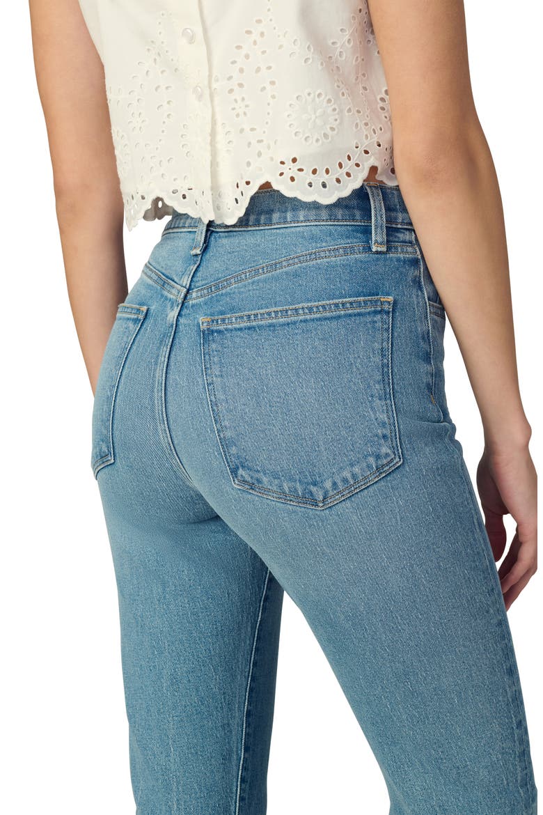 The Margot High Waist Ankle Slim Straight Leg Jeans, Alternate, color, PROMISING