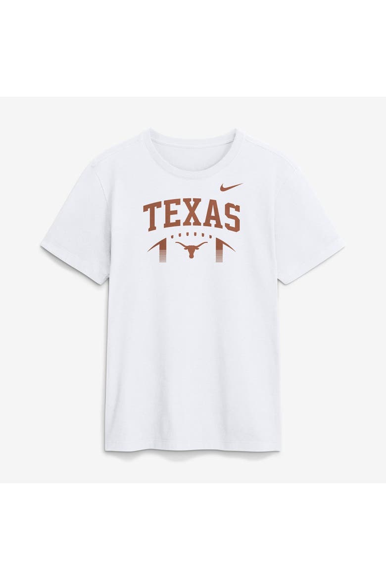 Men's Nike  White Texas Longhorns Primetime Football Icon T-Shirt, Main, color, White