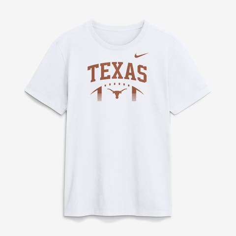 Men's Nike  White Texas Longhorns Primetime Football Icon T-Shirt