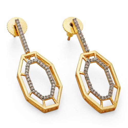Dhwani Bhansal Syra Earrings In Gold Plated