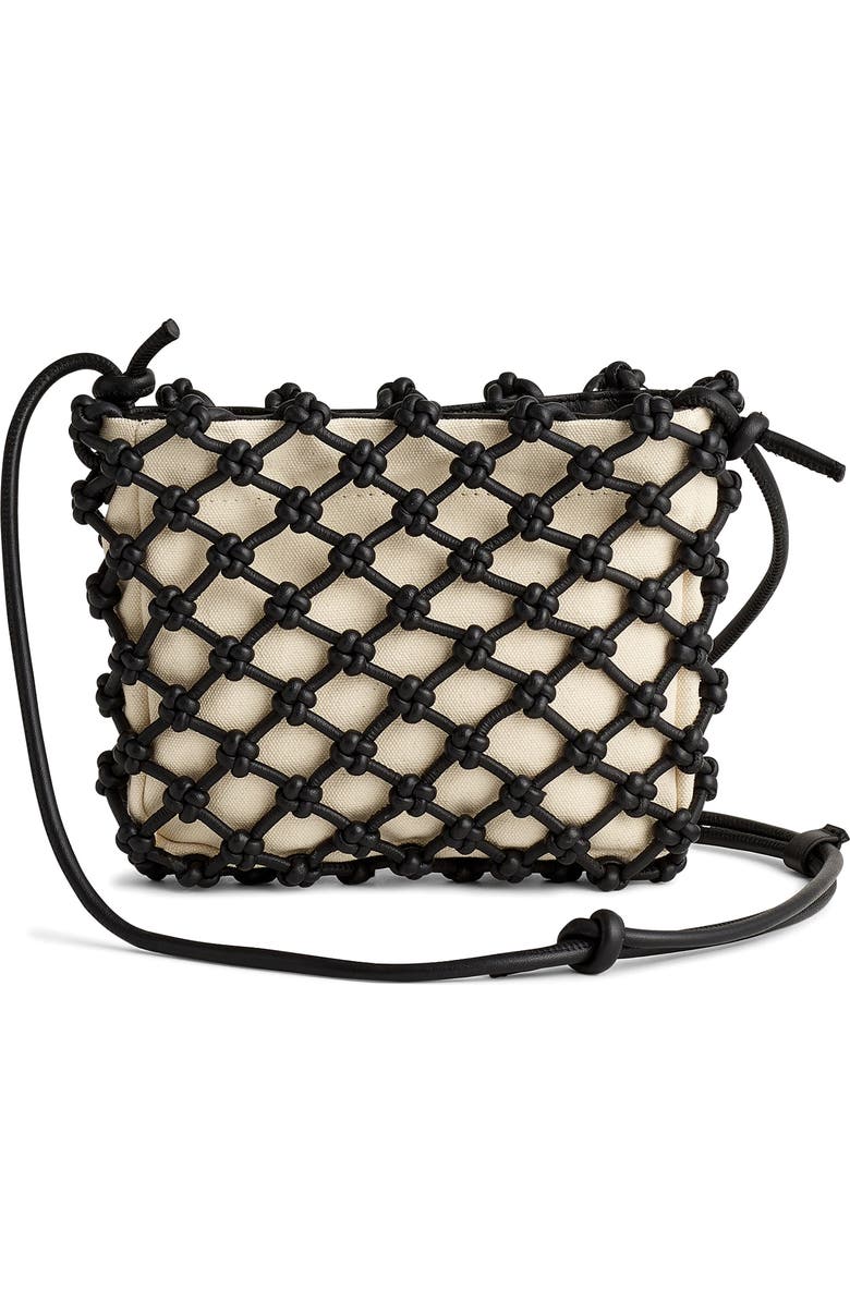 Madewell The Knotted Leather Crossbody Bag, Main, color,