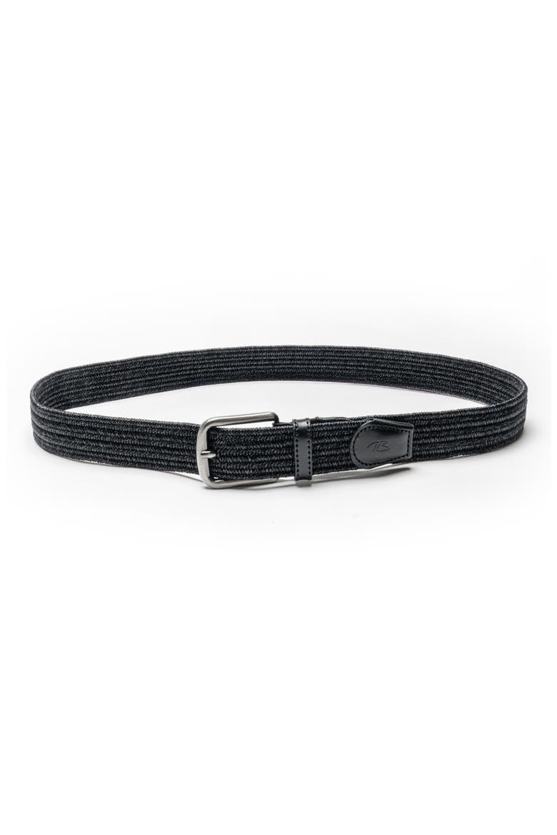 Stirling Woven Belt, Main, color, BLACK