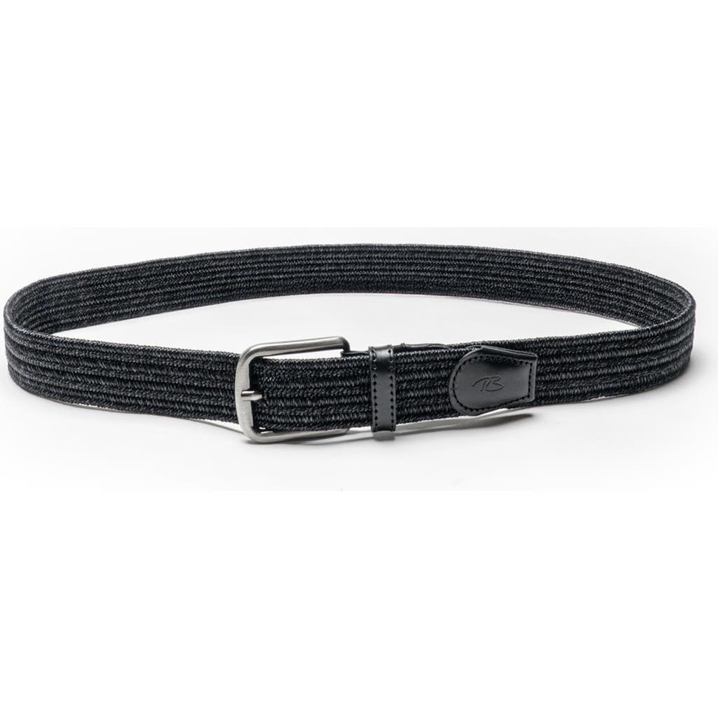 Robert Barakett Stirling Woven Belt In Black